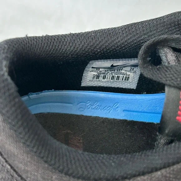 Men's Nike Size 10 SB Check Solarsoft Gray Canvas Skateboard Sneakers - Picture 8 of 9